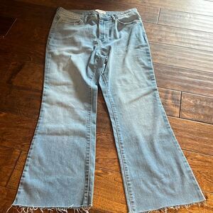 Marc New York Kick Flare Crop Jeans, size 12